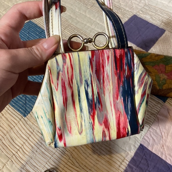 Lot of three small vintage bags, 1930s-1950s - Picture 5 of 12